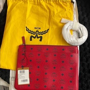 MCM Visetos Original Crossbody pouch